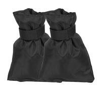 2 pezzi di protezione per rubinetto esterno invernale nera, accessorio per coperchio valvola rubinetto acqua antigelo, tessuto Oxford in PVC freddo con chiusura a strappo, per