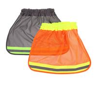 2 pezzi di protezione solare per il collo del casco con elementi di fissaggio,