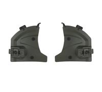 2 Pezzi di Protezioni Auricolari da Montare sui Guida Rail Laterali, Accessori per Caschi, Protezioni per Orecchie per Cosplay Halloween, Prop per Film, Paintball e Giochi CS