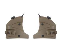 2 Pezzi di Protezioni Auricolari da Montare sui Guida Rail Laterali, Accessori per Caschi, Protezioni per Orecchie per Cosplay Halloween, Prop per Film, Paintball e Giochi CS