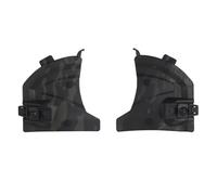 2 Pezzi di Protezioni Auricolari da Montare sui Guida Rail Laterali, Accessori per Caschi, Protezioni per Orecchie per Cosplay Halloween, Prop per Film, Paintball e Giochi CS