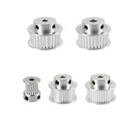 2 pezzi di puleggia dentata GT2 16/20/30/48/60 denti 2GT foro 5/6,35/8 mm larghezza cinghia 6 mm ruote sincrone ingranaggi parti stampante 3D(2pcs 20T W6 B4)