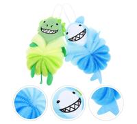 2 pezzi di pulizia della pelle scrubber esfolianti palline da bagno per bambini