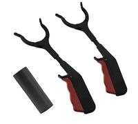 2 pezzi di raccoglitori della spazzatura con 1 rotolo di sacchetti della spazzatura, strumento di raccolta, clip per immondizia, dispositivo di raccolta, strumento di presa