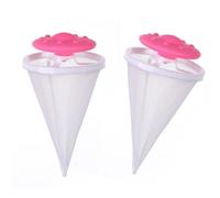 2 pezzi di rete galleggianti riutilizzabili per raccogliere i capelli, per rimuovere peli di animali domestici e pelucchi