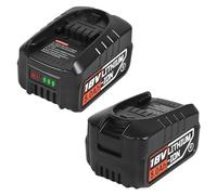 2 pezzi di ricambio da 18 V 5000 mAh ad alta capacità per Bosch PBA/PSB/PSR - compatibile con attrezzi Bosch per la casa e il giardino