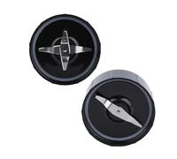 2 Pezzi Di Ricambio For Frullatori A Lame, Compatibili Con Magic Bullet, Spremiagrumi E Mixer A Lama Piatta E Incrociata Da 250 W MB