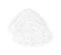 2 pezzi di ricambio for mocio in microfibra lavabile e riutilizzabile, ricarica for a vapore Vileda Hot Spray(White)
