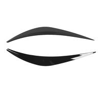 2 Pezzi Di Ricambio For Sopracciglio Del Faro Anteriore Sinistro E Destro Anti-scolorimento Per INFINITI Q50 Dal 2014 Al 2023 Copri Lente Faro(Black)