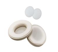 2 pezzi di ricambio paraorecchie pad in pelle proteica morbida traspirabilità per cuffie T1P facile installazione parte cuffie