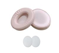 2 pezzi di ricambio paraorecchie pad in pelle proteica morbida traspirabilità per cuffie T1P facile installazione parte cuffie