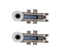 2 pezzi di ricambio per cestello superiore WP8561996, gruppo ruota resistente al calore, compatibile con Whirlpool, KitchenAid e Kenmore, kit di riparazione a scatto per cestello lavastoviglie