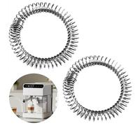 2 pezzi di ricambio per frusta montalatte Nespresso Aeroccino 3/4/Plus/Citiz, macchia/meno ste/el e bobine di frusta in plastica, accessori per macchine da caffè, set di ricambio con custodia