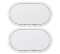 2 pezzi di ricambio per la testa del tamburo autoadesiva per patch di tamburo a pedale singolo/doppio per protezione testa del tamburo del bus