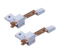 2 pezzi di ricambio per lavatrice, interruttore a contatto porta, a molla, per semiautomatica, coperchio di sicurezza, in plastica, bianco, 6 x 2,9 cm