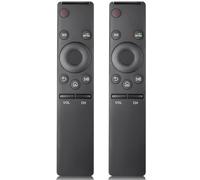 2 pezzi di ricambio per telecomando Samsung, telecomando universale, compatibile con tutti i Samsung Smart Frame, Curved, QLED, UHD, SUHD, HDR, LCD, LED HDTV TV