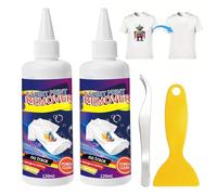 2 pezzi di rimozione di floccaggio ad angolo di pressione, tessuto floccato, delicato e non irritante, forte rimozione della colla senza lasciare tracce, per la rimozione di difetti su tessuti, 120 ml