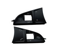 2 Pezzi di Rivestimento per Interruttore Sul Volante 'Auto, Pulsante Multifunzione, per Octavia 3 A7 Superb 3V Fabia Mk3 Kodiaq
