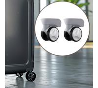 2 pezzi di ruote per bagagli, ruote girevoli di ricambio silenziose e