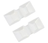 2 pezzi di salsa in ceramica piatti di condimento per il servizio della ciotola