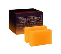2 pezzi di sapone all'acido tricarbossilico della curcuma, sapone sbiancante, idratante delicato per il viso e il corpo per il bagno sbiancante e la riduzione dei pori (2 * 100g) (Type 3)