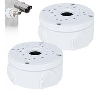 2 Pezzi di Scatola di Collegamento per Telecamera, Scatola di Montaggio per Telecamera di Sorveglianza Semisferica, Scatola Nascosta per Telecamera, Supporto per Webcam, Installazione di Telecamera a