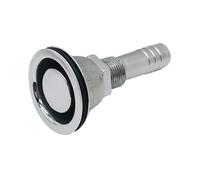 2 pezzi di sfiato for serbatoio carburante for barca for tubo flessibile da 5/8", guarnizione di montaggio for serbatoio gas passante a filo in acciaio inossidabile 316
