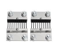 2 pezzi di shunt resistore per amperometro DC 75 mV, shunt di misura della corrente ad alta precisione, shunt esterno in manganin per sistemi di controllo dell’alimentazione con (1000A)