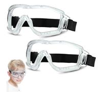 2 pezzi di sicurezza per bambini occhiali per bambini antidecana a doppia fabbrica di protezione completamente chiusa per bambini occhiali di sicurezza con cinturino regolabile per bambini adolescent