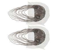 2 pezzi di spalline con nappe: spille con frange e perline per giacche boho,