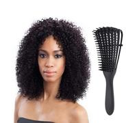 2 pezzi di spazzola districante per capelli afroamericani/africani testurizzati da 3a a 4c, crespi, ondulati/ricci/arricciati/bagnati/asciutti/gr
