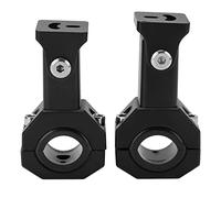 2 pezzi di staffa di montaggio per fari, apertura M5 da 18 mm a 30 mm, supporto regolabile per faro anteriore per motocross, fuoristrada, ATV e UTV, con staffa in alluminio