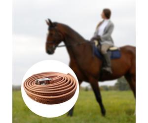 2 pezzi di staffa pelli morbidi accessori 1,4 m di equitazione a cavallo