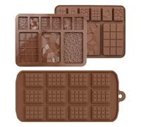 2 Pezzi Di Stampo In Silicone A 9 Griglie E 1 Pezzo Di Stampo In Silicone A 12 Griglie, Stampo Per Biscotti, Stampo Per Cioccolato, Stampo Per Fondente