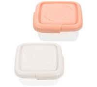 2 pezzi di stoccaggio per contenitore per formaggio ermetico scatola di