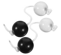 2 pezzi di strumento musicale africano ritmo doppie palline shaker strumento a