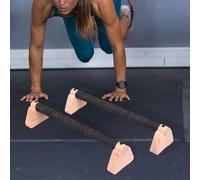 2 pezzi di supporto antiscivolo per barre per flessioni in legno esercizi