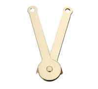 2 pezzi di supporto for coperchio in metallo cerniere for scatola vetrina armadio cerniera coperchio soggiorno accessori for mobili 68 * 8 mm oro
