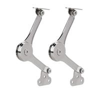 2 pezzi di supporto for coperchio resistente cerniere Soft Close coperchio pieghevole cerniera di soggiorno mantenere cerniera del coperchio aperta for armadio da cucina armadio Hardware