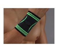 2 pezzi di supporto for polsiera, fascia for il fitness, for polso, equipaggiamento protettivo, for, tutore for tennis e badminton Per Sport, Ciclismo(Green,L)