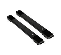 2 pezzi di supporto mobile for frigorifero, supporto for frigorifero, supporto for lavatrice impermeabile(Black 46x5x4cm)