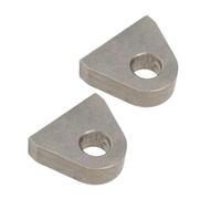 2 pezzi di supporto per grillo, per impieghi gravosi, in acciaio spesso 1 pollice, saldato su supporti a forcella per grillo, compatibili con i trattori