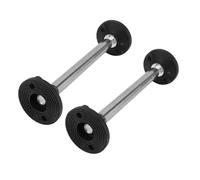 2 pezzi di supporto telescopico mobile a canna regolabile supporto per palo in acciaio inossidabile mobile per campeggio per impianto di sollevamento del pavimento del pavimento (Modello 300)