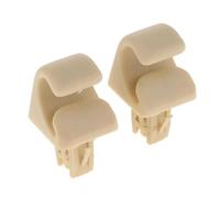 2 pezzi di supporto universale for aletta parasole interna con gancio-clip for auto, carrozzeria