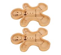 2 pezzi di tagliere di pan di : vassoio da portata a forma di omino di