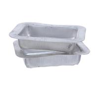 2 pezzi di tappo per grondaia - raccordo per grondaia in alluminio 100X80 mm -
