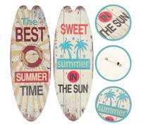 2 pezzi di tavolo da surf sospeso in legno Porta anteriore Porta in legno