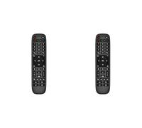 2 pezzi di telecomando universale intelligente tutto in uno con sensore giroscopico, 44 tasti IR, apprendimento RF, compatibile con Andrid TV box, Smart TV, PC e proiettore