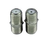 2 pezzi di tipo F for TV IEC 90 gradi connettore antenna adattatore ad angolo retto for presa cavo coassiale combinazione F-TV(No14)