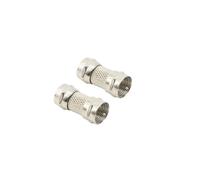 2 pezzi di tipo F for TV IEC 90 gradi connettore antenna adattatore ad angolo retto for presa cavo coassiale combinazione F-TV(No13)